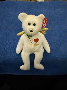 Ty Beanie Baby Gift the White Angel Love Bear Hallmark Exclusive